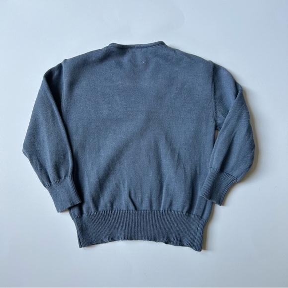 Analogie By Lil Legs Blue Double Breasted Cardigan, Size 18 Months. - Picture 5 of 8